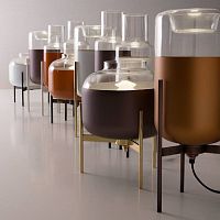 Table lamp AMBARAB - CIC - COCbrasssteeliron