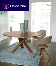 Contemporary dining table RESORTwoodenroundhome