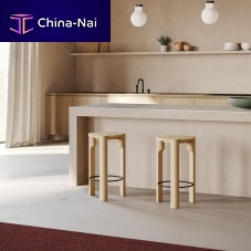 Contemporary bar stool DOMUSoakash3-legged