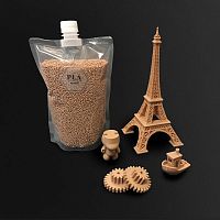 PLA 3D printing pellet Woodfillbrown