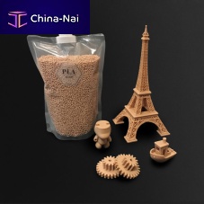 PLA 3D printing pellet Woodfillbrown