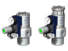 Conical plug valve HPP-1 15 PC, HPP-2 15 PCpressure-control