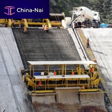 Concrete paver rubber-tiredconstruction