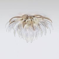 Contemporary ceiling light SOFFIONE LARGEglassbronzeLED