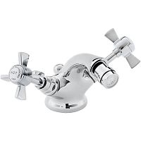Double-handle bidet mixer tap TDCC05countertopchromed metalbathroom