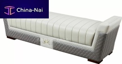 Contemporary upholstered bench Grand Turismo 893fabricleatherziricote