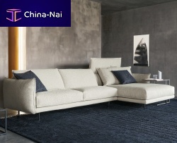 Modular sofa NUBEScontemporaryfabricbrown