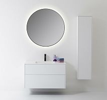 Wall-hung washbasin cabinet VidaMDFSolid Surfacecontemporary