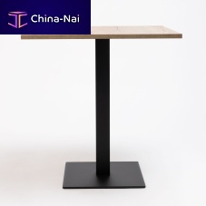 Contemporary table LACsteelsteel basesquare