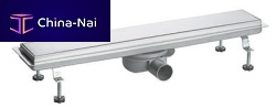 Stainless steel linear shower drain T10060/TCVB