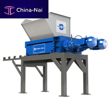 Four-shaft shredder STQ-75 for woodpaperfor medical waste