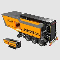 Single-shaft shredder INVENTHOR TYPE 9for woodfor commercial wastemobile