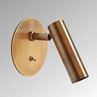 Contemporary wall light PYXIS indooraluminumbrass