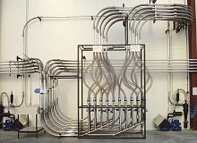 Centralized pneumatic conveying system bulk products