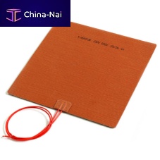 Flexible heating element steelsiliconeadhesive