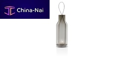 Stainless steel lantern glass