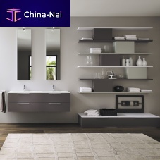 Double washbasin cabinet PROGETTO FILOwall-hungwoodenMDF