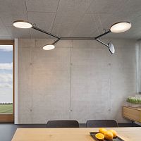 Hanging light fixture AVVENI Pendant 4LEDfor public spacefor hotel