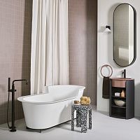 Oval bathtub OFELIA - BIANCOfreestandingfor homescontemporary