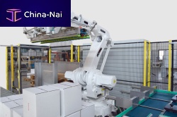 Robotic palletizer caseautomaticfor the packaging industry