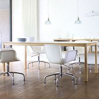 Contemporary dining table PROFILSYSTEMbeechwooden baserectangular