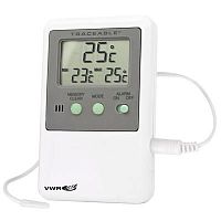 Probe thermometer with LCD displaylaboratoryprogrammable