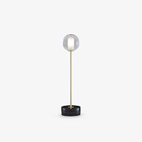 Table lamp Calot chrome steelmarblecontemporary