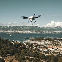 Hexarotor UAS Orion 2for exterior security applicationsinspectionobservation
