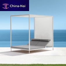 Contemporary daybed CLEO fabricaluminumgarden