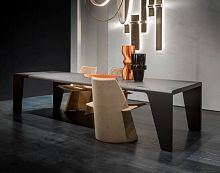 Contemporary table ARIAoakwalnutcherrywood