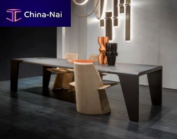 Contemporary table ARIAoakwalnutcherrywood