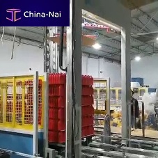 Robotic palletizer PDB-144with stackerfor bottle packsfor bottles