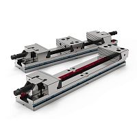 Machine tool vise XLmanualmodularinterchangeable jaws