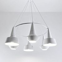 Contemporary chandelier SMALL LIGHTceramic6 lightcommercial