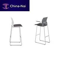 Contemporary stool EASYfabricmetal basesled base