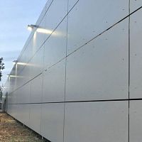 Panel cladding PIAaluminumsmoothmetal look