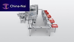 Chain conveyor MFTfor the pharmaceutical industryfloor-standingflexible