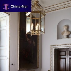 Contemporary lantern REGENCY HALLglassLEDoutdoor