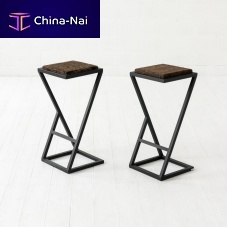 Contemporary bar stool X corksteel basecantilever