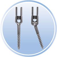 Polyaxial pedicle screw metallic