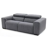 Contemporary sofa GOBYfabricanthracite2-person