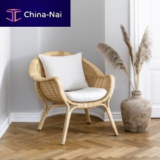 Contemporary armchair Madamefabricrattanwicker