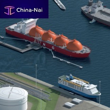 Ship-to-shore safety link LNG transfer system iMSL