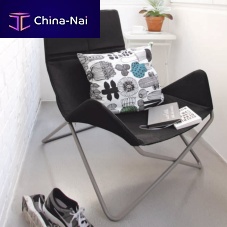 Contemporary fireside chair IN-OUTfabricsteelgarden