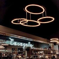 Hanging light fixture BROCHELEDroundIP20