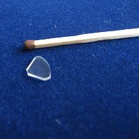Sapphire optical prism glass