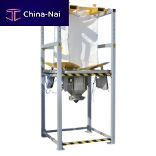 Bulk bag discharge unit pneumatic