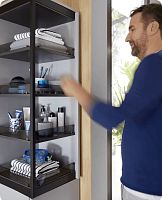 Swivel bathroom cabinet MagicTwistcontemporaryhomewood veneer