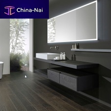 Wall-hung washbasin cabinet 06A-BO18woodencontemporarywith drawers