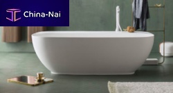 Oval bathtub SUEDE: 04freestandingcompositewhite